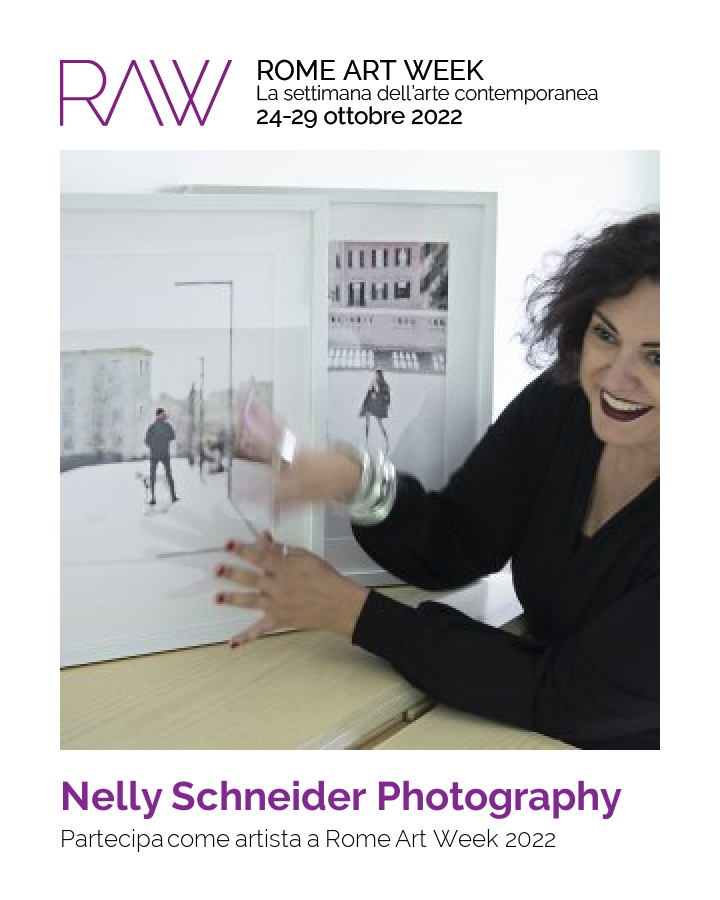 2022 Rome Art Week Nelly Schneider banner